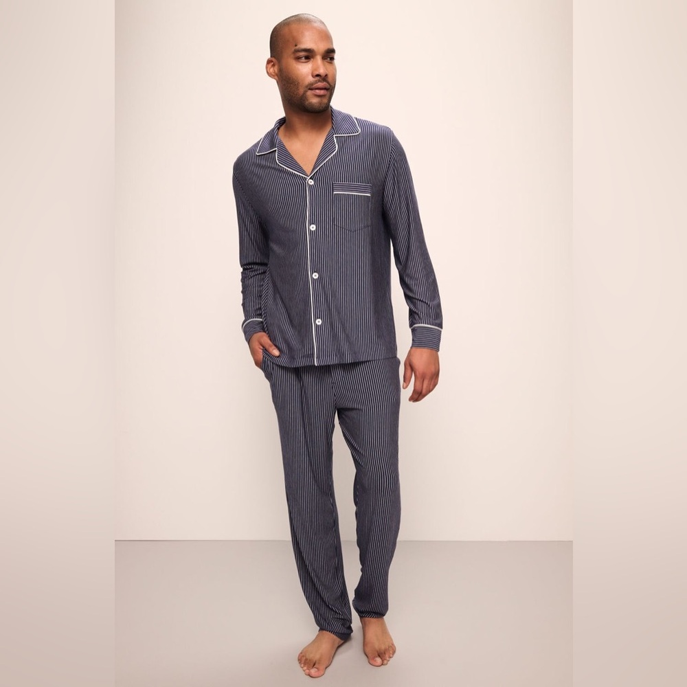 Eberjey men’s William Printed TENCEL™ Modal Long PJ Set